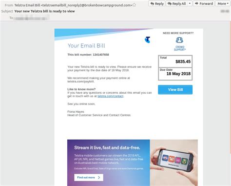 new scams target telstra customers with phishing and malware
