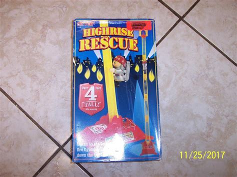 1995 Dytoy Dy Toy Highrise Rescue Fireman 4 Foot Ladder 1903975879