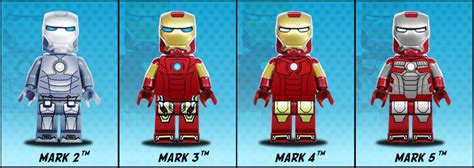Lego Iron Man Minifigures Re Digital