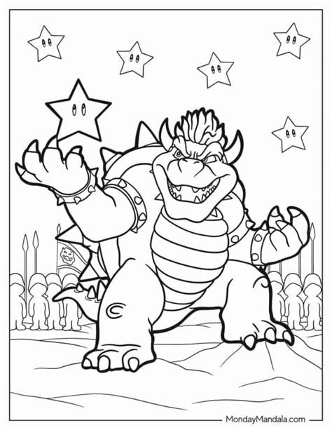 26 Bowser Coloring Pages (Free PDF Printables)