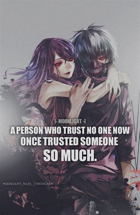 Tokyo Ghoul Quote Moonlight Anime Quotes Inspirational Anime Love