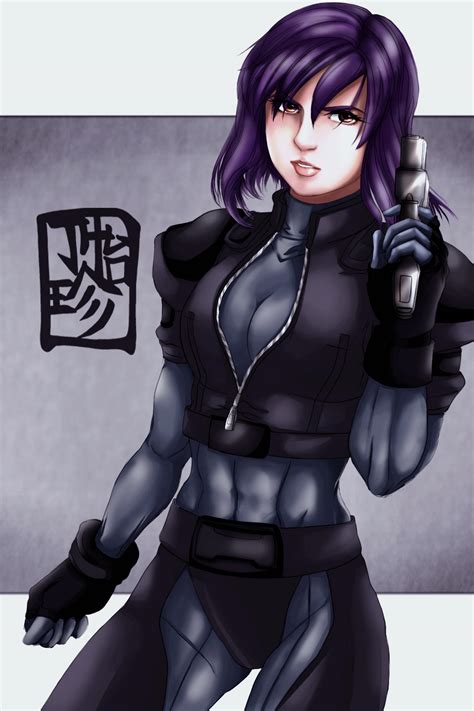 ghost in the shell major motoko kusanagi try out by clrt on deviantart