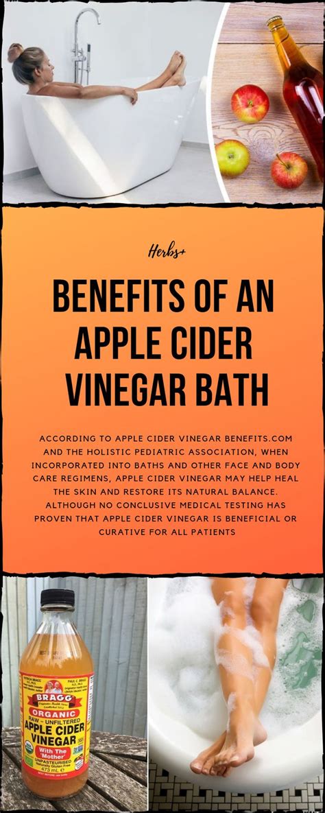 Benefits Of An Apple Cider Vinegar Bath Terapias