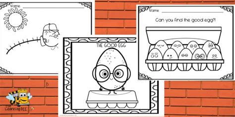 The Good Egg | Cute coloring pages, Bad eggs, Book companion