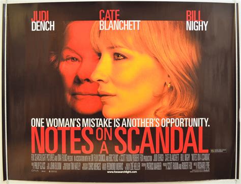Notes On A Scandal Original Cinema Movie Poster From
