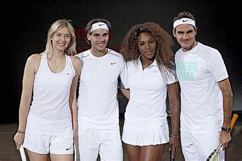 Photos Sharapova Nadal Serena Williams Federer Play Night Tennis Sports Illustrated