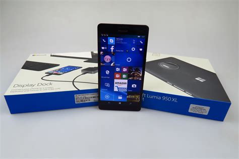 Microsoft Lumia 950 Xl Unboxing Display Dock Unboxing Flagship Ul