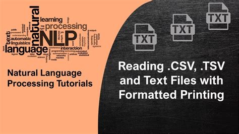 Nlp Tutorial 2 Working With Text Files In Python For Natural Language