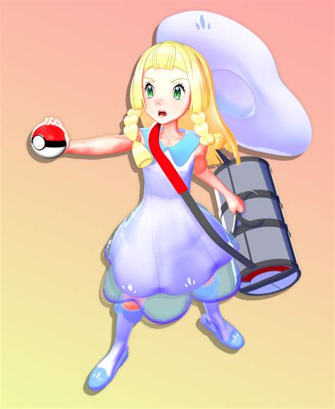 lillie from pokemon sun and moon free 3d model rigged cgtrader