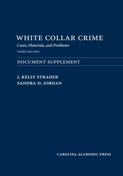 Cap White Collar Crime Document Supplement Cases Materials And