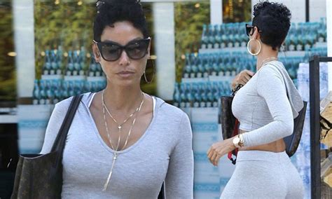 Nicole Murphy Shows Off Toned Body In Revealing Outfit While Shopping