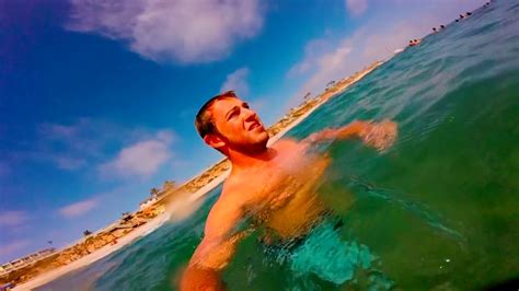 Bodysurfing With Gopro Carlsbad Ca Youtube
