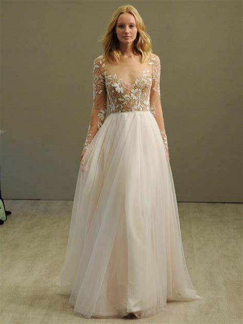 Buy top quality cheap wedding apparel, including fashionable personalized wedding apparel, beach wedding dresses uk, mother of the bride dresses. Hayley Paige 2016 rosewater long sleeve A-line wedding ...
