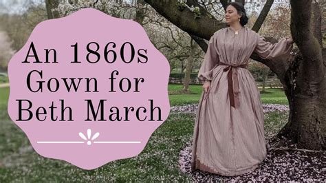 Little Women Inspired 1860s Wrapper Gown A Dress For Beth March
