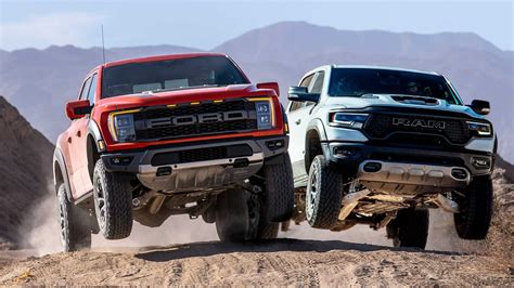 2021 Ford F 150 Raptor Vs Ram 1500 Trx Beyond The Huge Power Gap