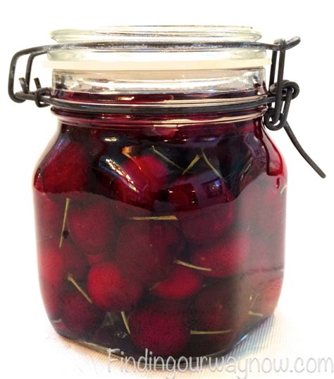 Brandied Cherries: Recipe - Finding Our Way Now