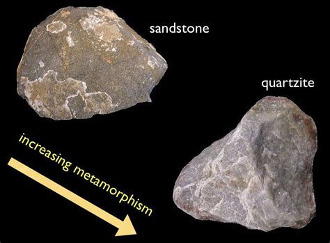 When Subjected To Metamorphism Sandstone Or Quartz Rich Volcanic Ash