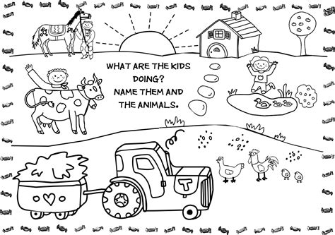 Coloring Pages Farm Animals
