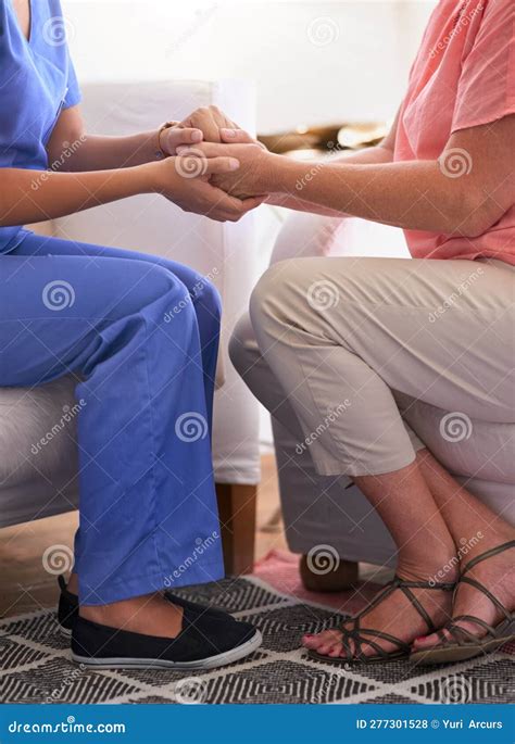 Just A Little Support Makes All The Difference A Nurse Holding A