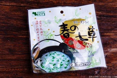 nanakusa seven herbs 七草 just one cookbook