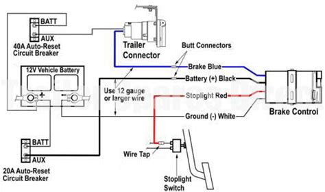 Wiring Diagram For Brake Controllers Trailer Spares Direct