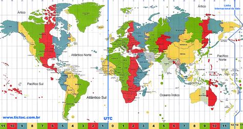 Tictoc Fuso Hor Rio Mundial Mapa De Fusos E Zonas De Tempo