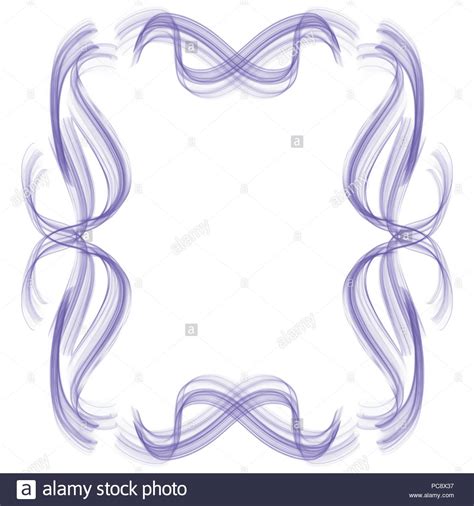 Purple Swirl Border