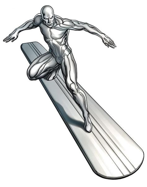 Silver Surfer Hasbro Action Figure Package Art By Frank