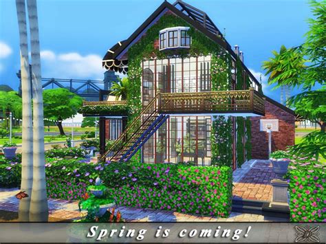 Luxurious, modern house for your Sims. Found in TSR Category 'Sims 4