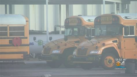 Broward County School Buses Practice Routes Before First Day Of School