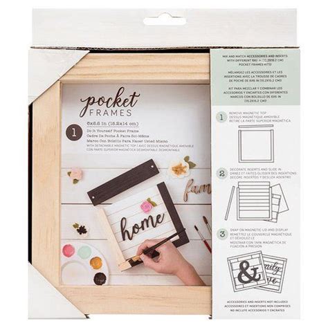Do it yourself through a print and fulfillment company, or license your work to other ecommerce brands. American Crafts - Details 2 Enjoy Collection - Pocket Frames - 6 x 5.5 - Do-It-Yourself | Card ...