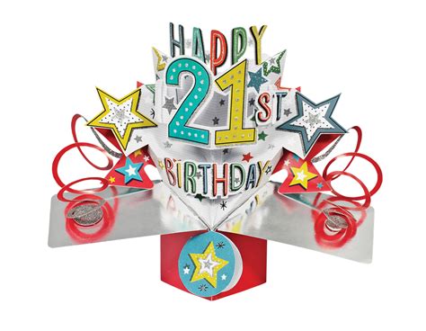 Hi all, just wanted to let you know that i have been making some cards. Happy 21st Birthday Pop-Up Greeting Card | Cards