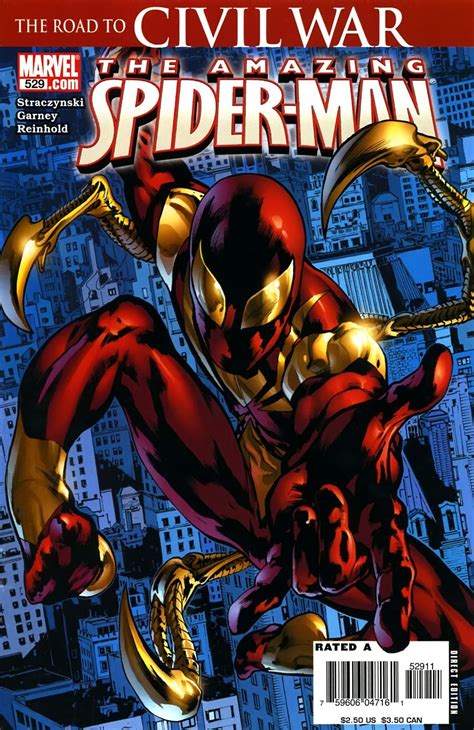 The Amazing Spider Man 529 Civil War Marvel Comics Covers Marvel