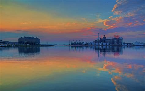 Baltimore Inner Harbor Sunrise Photograph By Craig Fildes Fine Art
