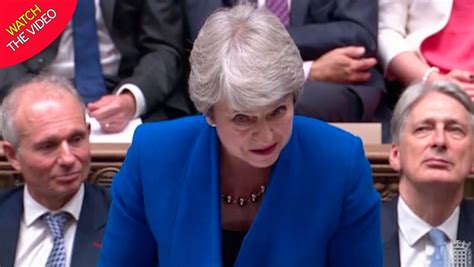 Who Won Pmqs Theresa May Resorts To Insults Rather Than Defend Her Record Jason Beattie
