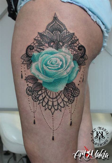 Mandala Lace Rose Tattoo By Artmakia On Deviantart
