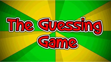Printable Guessing Game Questions