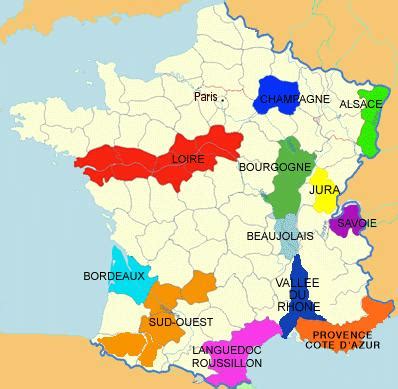 Carte des nouvelles régions françaises, description carte regions france, carte de france, découpage régional hd. Guide des vignobles de France | My Little Big Wine