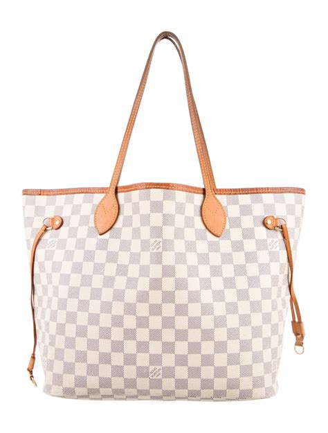 Louis Vuitton Damier Azur Neverfull Mm Handbags Lou121777 The