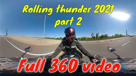 Rolling Thunder Freedom Run Part 2 Gopro Fusion Full 360 W Partial