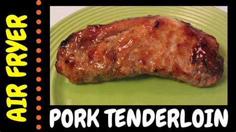 I whisk together yellow mustard, brown sugar when it's time to get to cooking, remove the pork tenderloin and place it in a greased air fryer basket. Air Fryer Pork Tenderloin - YouTube