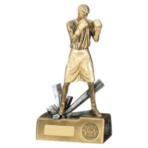 Resin Male Boxer Trophy 2 Sizes Rm739 Winning Awards