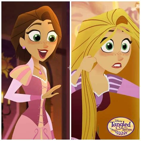 Brunette Or Blond Tangled Before Ever After Rapunzel And Eugene Tangled Rapunzel Disney