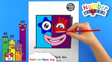 Numberblocks Face Painting Numberblocks Five And Six Fun House Toys