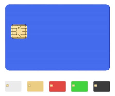 Blank Credit Card Blue Illustrations Royalty Free Vector Graphics