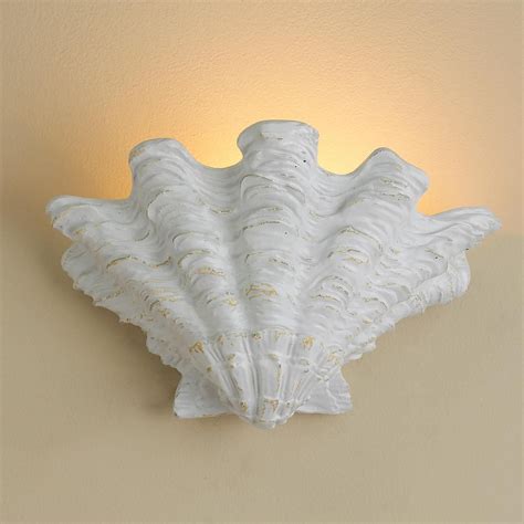 Scallop Shell Wall Sconce Wall Sconce Shade Nautical Decor Coastal