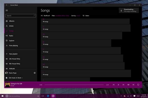 Groove Music For Windows 10 Review