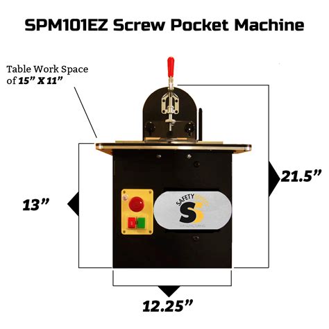 Introducing Our Spm101ez Screw Pocket Machine Safety Speed Manufacturing