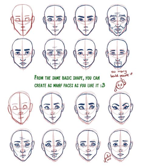 Increase Drawing Face Shapes Anime Face Shapes Face Drawing