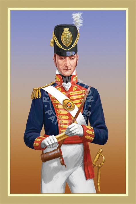 Officer Royal Regiment Of Artillery 1812 Military History Royal